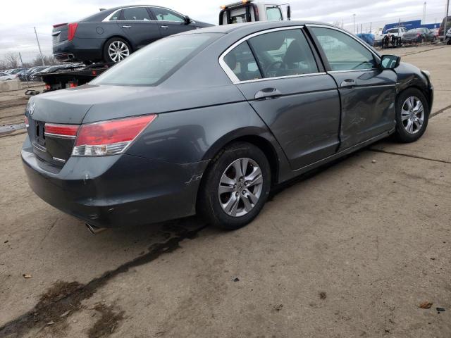 1HGCP2F62CA189685 - 2012 HONDA ACCORD SE GRAY photo 3