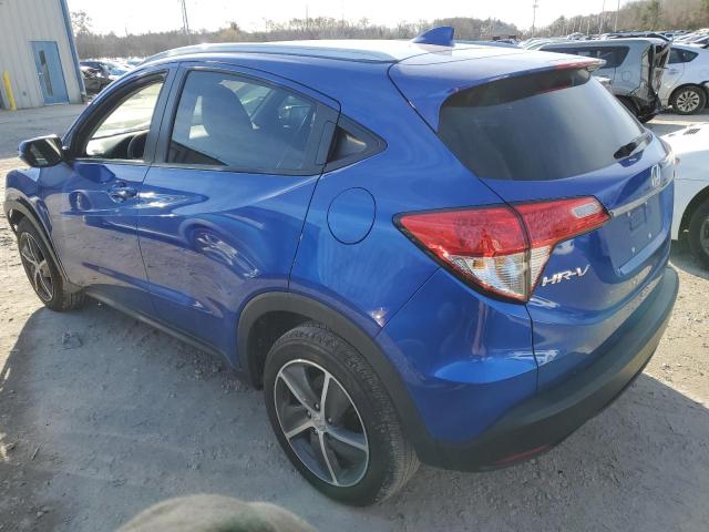 3CZRU6H52NM756491 - 2022 HONDA HR-V EX BLUE photo 2