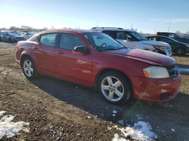 1C3CDZAB7DN664959 - 2013 DODGE AVENGER SE RED photo 4