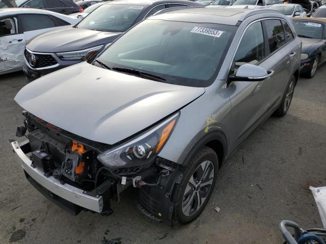 KNDCE3LG4N5142242 - 2022 KIA NIRO EX PREMIUM GRAY photo 1