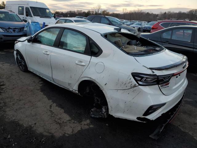 3KPF34AD3ME276907 - 2021 KIA FORTE GT LINE WHITE photo 2