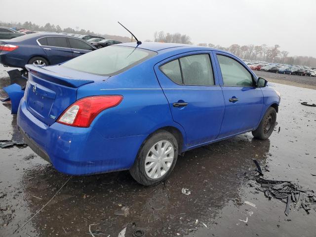 3N1CN7AP6GL893195 - 2016 NISSAN VERSA S BLUE photo 3