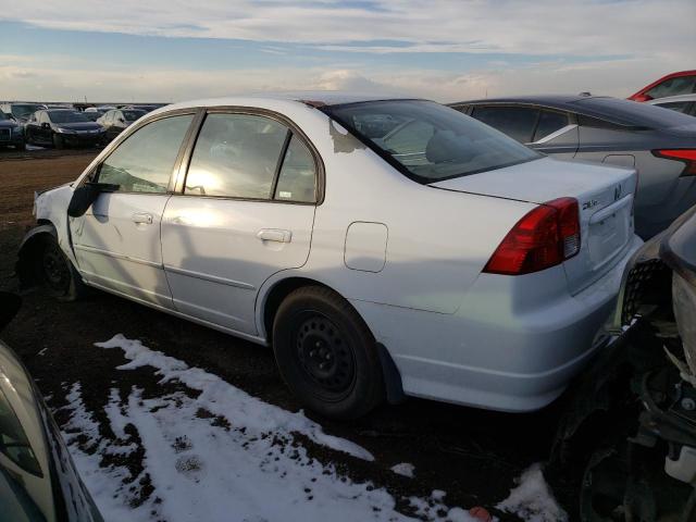 1HGES16534L015204 - 2004 HONDA CIVIC LX WHITE photo 2