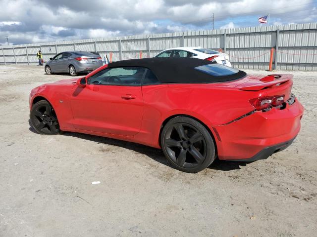 1G1FB3DS6K0118406 - 2019 CHEVROLET CAMARO LS RED photo 2