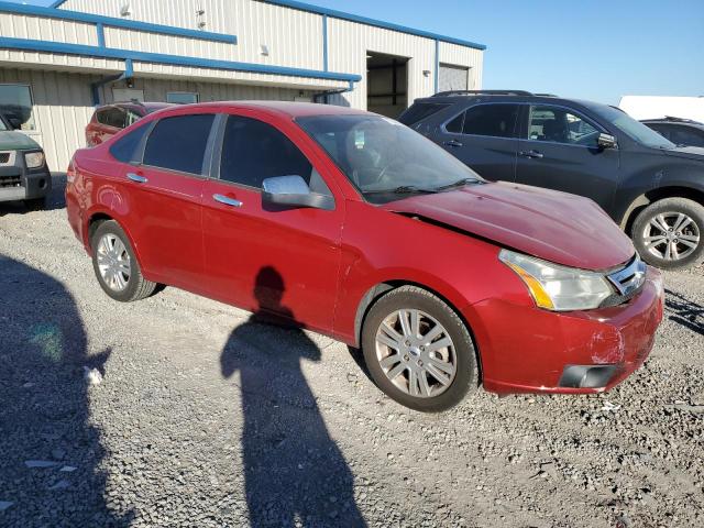 1FAHP3HN0BW134108 - 2011 FORD FOCUS SEL RED photo 4