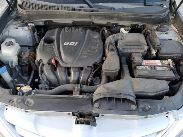 5NPEB4AC6CH312248 - 2012 HYUNDAI SONATA GLS SILVER photo 11