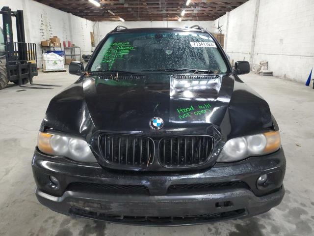 5UXFA13536LY32345 - 2006 BMW X5 3.0I BLACK photo 5