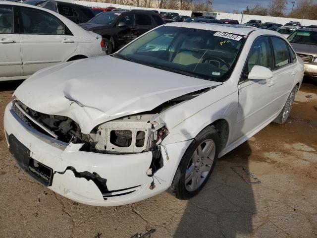 2G1WG5E38D1138877 - 2013 CHEVROLET IMPALA LT WHITE photo 1