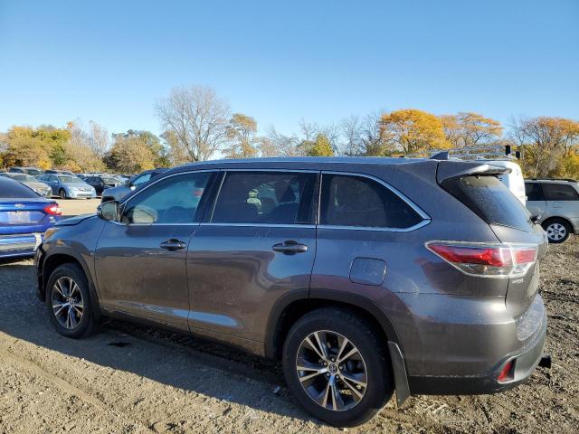 5TDJKRFH5GS324679 - 2016 TOYOTA HIGHLANDER XLE Сұр фото 2