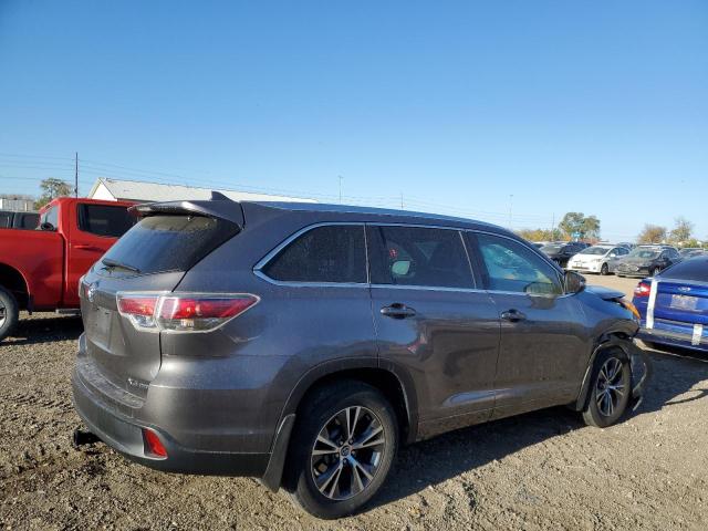 5TDJKRFH5GS324679 - 2016 TOYOTA HIGHLANDER XLE GRAY photo 3