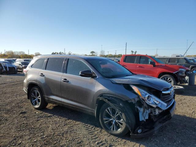 5TDJKRFH5GS324679 - 2016 TOYOTA HIGHLANDER XLE Сұр фото 4