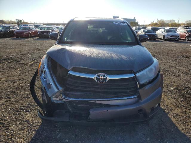 5TDJKRFH5GS324679 - 2016 TOYOTA HIGHLANDER XLE Сұр фото 5