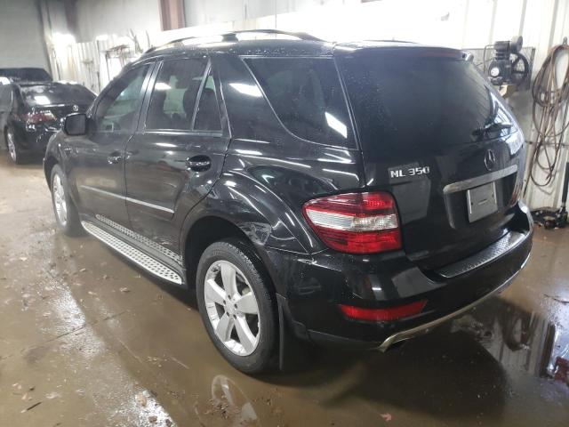 4JGBB86E69A475885 - 2009 MERCEDES-BENZ ML 350 BLACK photo 2