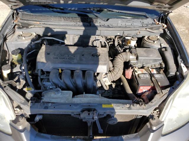 2T1KR32E77C625763 - 2007 TOYOTA COROLLA MA XR GRAY photo 11