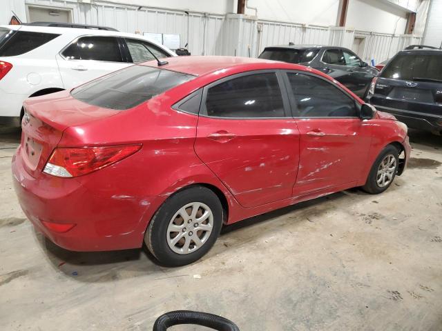 KMHCT4AE1DU362984 - 2013 HYUNDAI ACCENT GLS RED photo 3