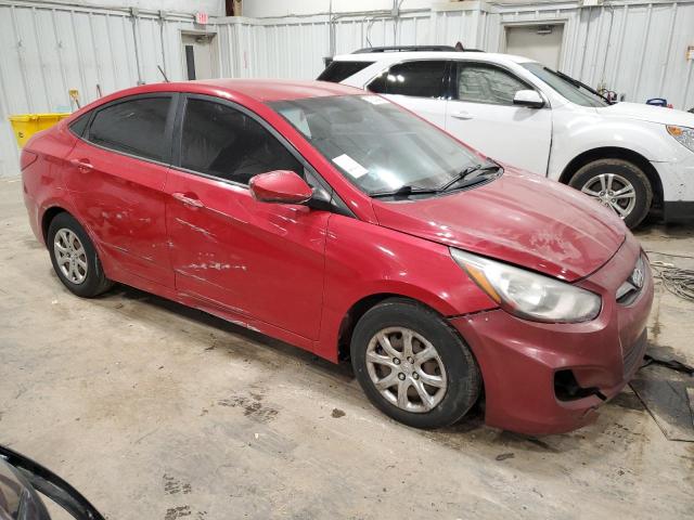 KMHCT4AE1DU362984 - 2013 HYUNDAI ACCENT GLS RED photo 4