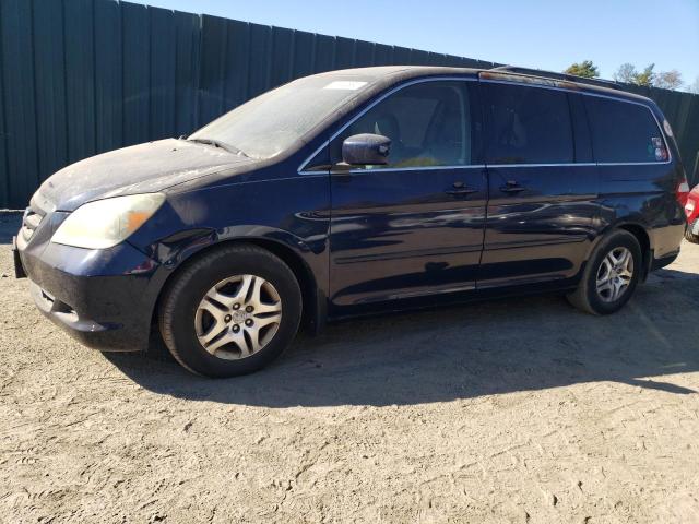 5FNRL38616B045290 - 2006 HONDA ODYSSEY EXL BLUE photo 1