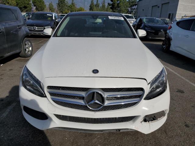 55SWF4JB6FU070109 - 2015 MERCEDES-BENZ C 300 WHITE photo 5