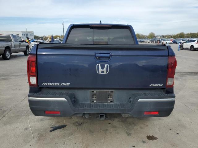 5FPYK3F60KB033442 - 2019 HONDA RIDGELINE RTL BLUE photo 6