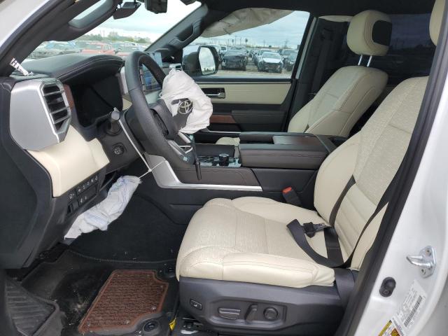 5TFMA5ABXNX004356 - 2022 TOYOTA TUNDRA CREWMAX PLATINUM Weiß Foto 7