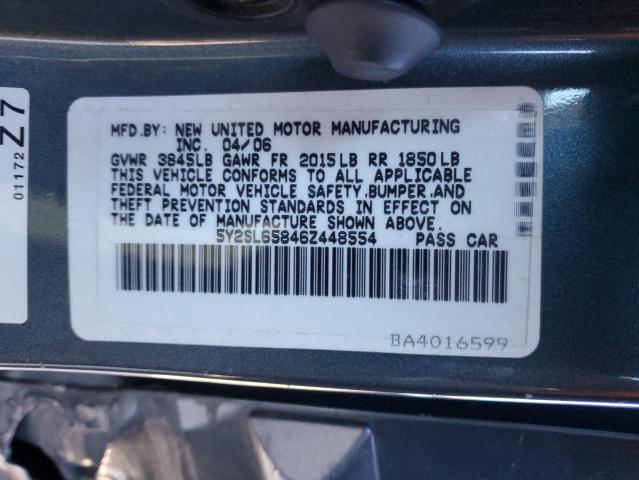 5Y2SL65846Z448554 - 2006 PONTIAC VIBE GRAY photo 12