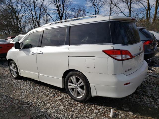 JN8AE2KP5B9000235 - 2011 NISSAN QUEST S WHITE photo 2