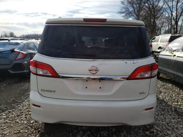 JN8AE2KP5B9000235 - 2011 NISSAN QUEST S WHITE photo 6