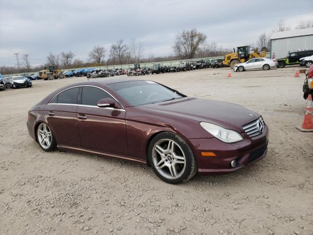 WDDDJ72X27A096158 - 2007 MERCEDES-BENZ CLS 550 MAROON photo 4