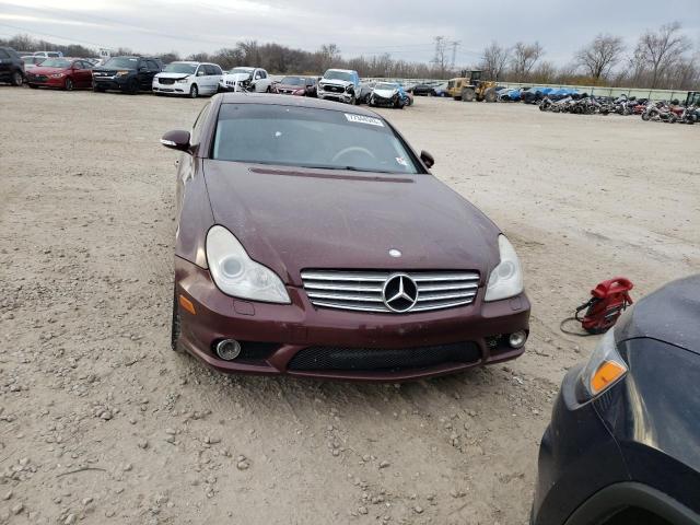 WDDDJ72X27A096158 - 2007 MERCEDES-BENZ CLS 550 MAROON photo 5