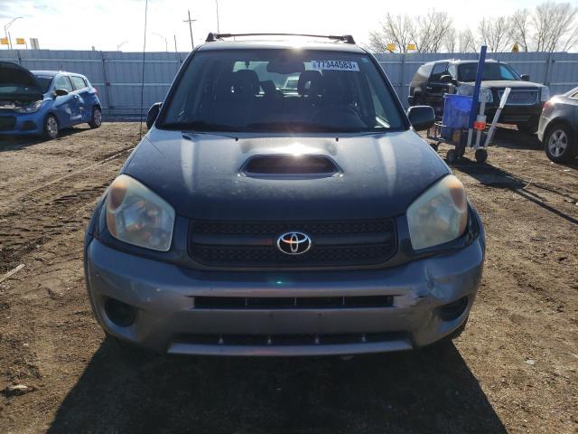 JTEHD20V346019008 - 2004 TOYOTA RAV4 BLUE photo 5