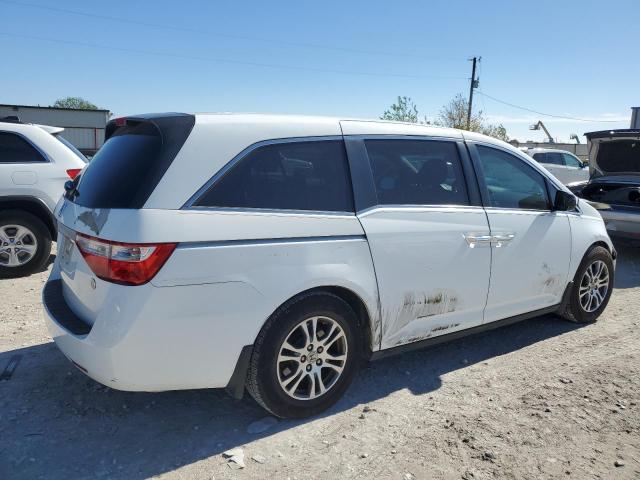 5FNRL5H45BB028397 - 2011 HONDA ODYSSEY EX WHITE photo 3