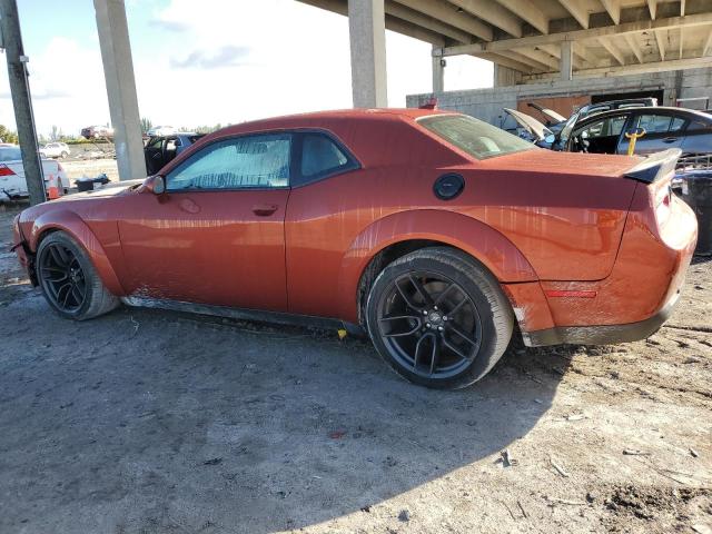 2C3CDZFJXNH147634 - 2022 DODGE CHALLENGER R/T SCAT PACK ORANGE photo 2