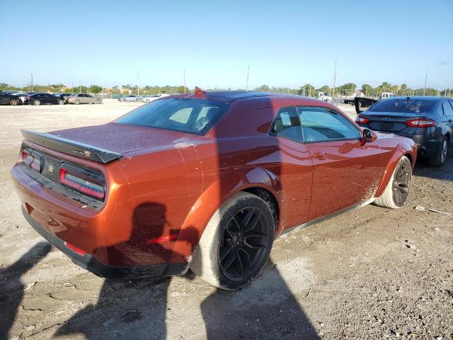 2C3CDZFJXNH147634 - 2022 DODGE CHALLENGER R/T SCAT PACK ORANGE photo 3