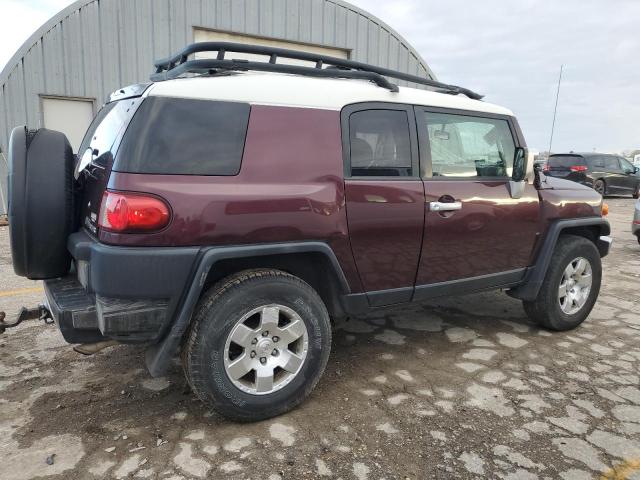 JTEBU11F970090468 - 2007 TOYOTA FJ CRUISER BURGUNDY photo 3