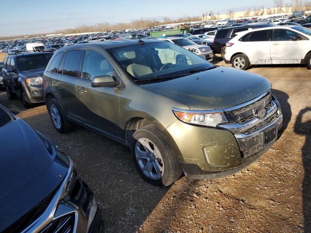 2FMDK3JC6CBA81400 - 2012 FORD EDGE SEL GREEN photo 4