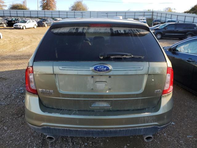 2FMDK3JC6CBA81400 - 2012 FORD EDGE SEL GREEN photo 6