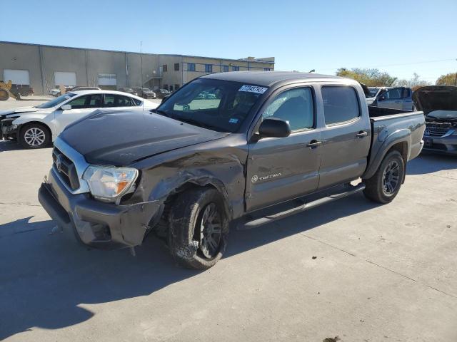 5TFJU4GN5FX090621 - 2015 TOYOTA TACOMA DOUBLE CAB PRERUNNER GRAY photo 1