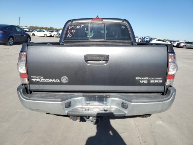 5TFJU4GN5FX090621 - 2015 TOYOTA TACOMA DOUBLE CAB PRERUNNER GRAY photo 6