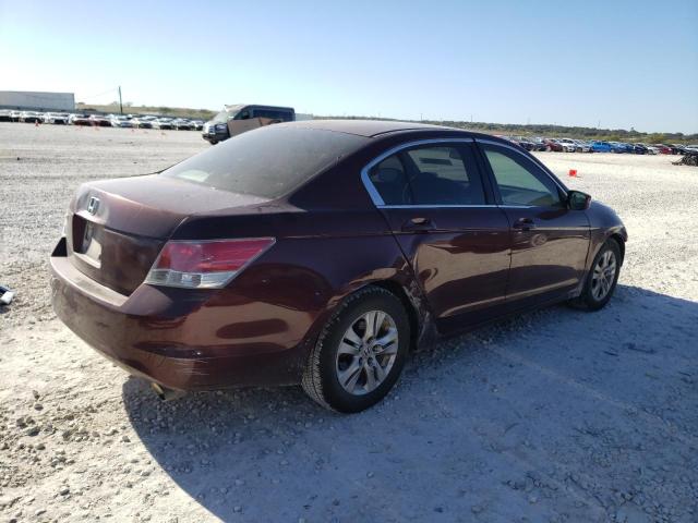 1HGCP26428A130495 - 2008 HONDA ACCORD LXP MAROON photo 3