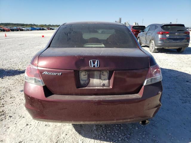 1HGCP26428A130495 - 2008 HONDA ACCORD LXP MAROON photo 6