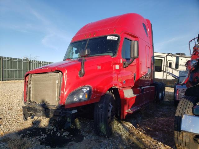 3AKJGLDR7KSKD3815 - 2019 FREIGHTLINER CASCADIA 1 RED photo 2