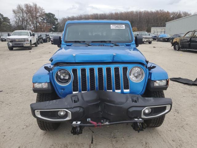 1C6HJTFG6NL165067 - 2022 JEEP GLADIATOR OVERLAND BLUE photo 5