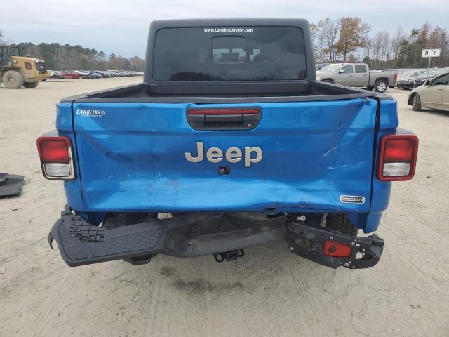 1C6HJTFG6NL165067 - 2022 JEEP GLADIATOR OVERLAND BLUE photo 6