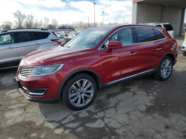 2LMPJ8LP7HBL37455 - 2017 LINCOLN MKX RESERVE أحمر صورة 1