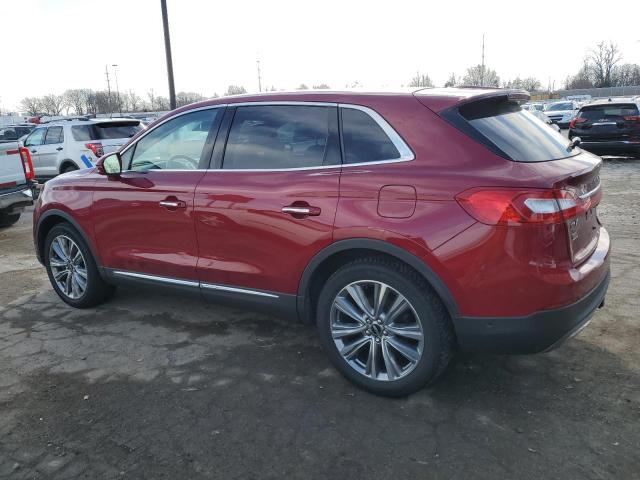 2LMPJ8LP7HBL37455 - 2017 LINCOLN MKX RESERVE RED photo 2
