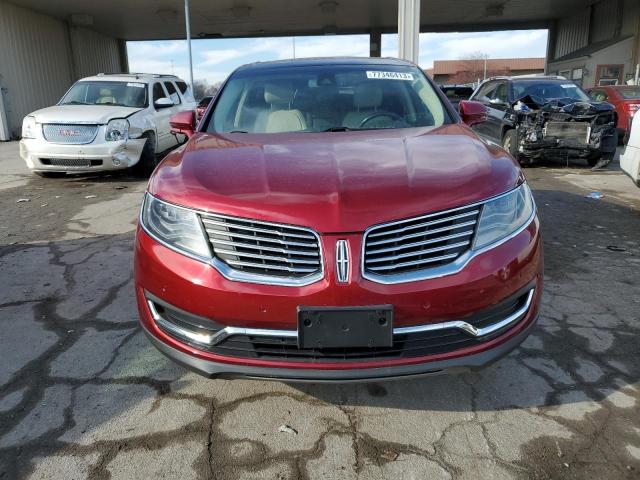 2LMPJ8LP7HBL37455 - 2017 LINCOLN MKX RESERVE RED photo 5