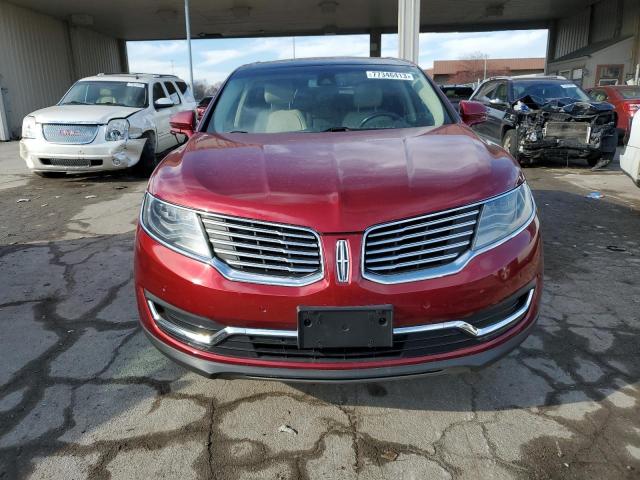 2LMPJ8LP7HBL37455 - 2017 LINCOLN MKX RESERVE أحمر صورة 5