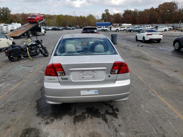 2HGES16384H600839 - 2004 HONDA CIVIC DX VP SILVER photo 6