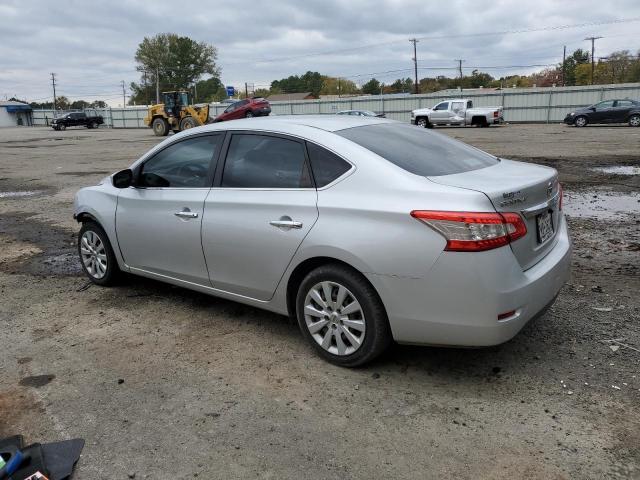 3N1AB7APXFY238894 - 2015 NISSAN SENTRA S SILVER photo 2