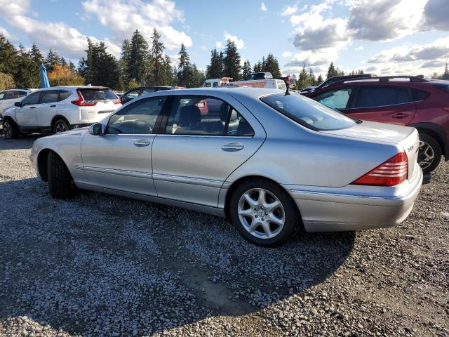 WDBNG83J43A337899 - 2003 MERCEDES-BENZ S 430 4MATIC SILVER photo 2